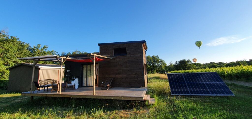 La tiny de Claire tiny house autonome dans le tarn